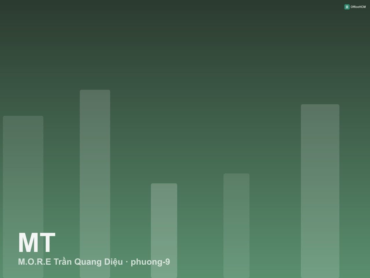 M.O.R.E Trần Quang Diệu thumbnail 2