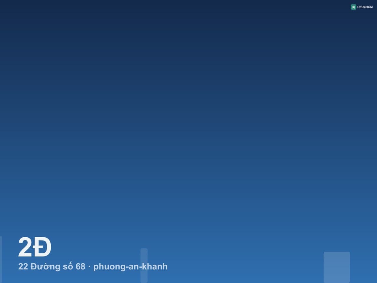 22 Đường số 68 — ảnh 1