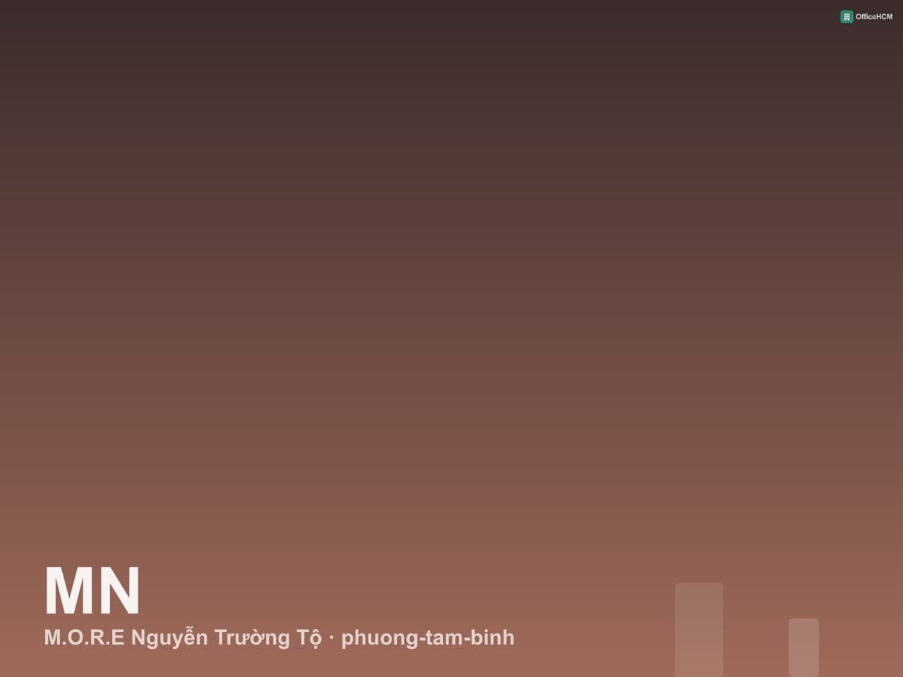 M.O.R.E Nguyễn Trường Tộ — ảnh 1