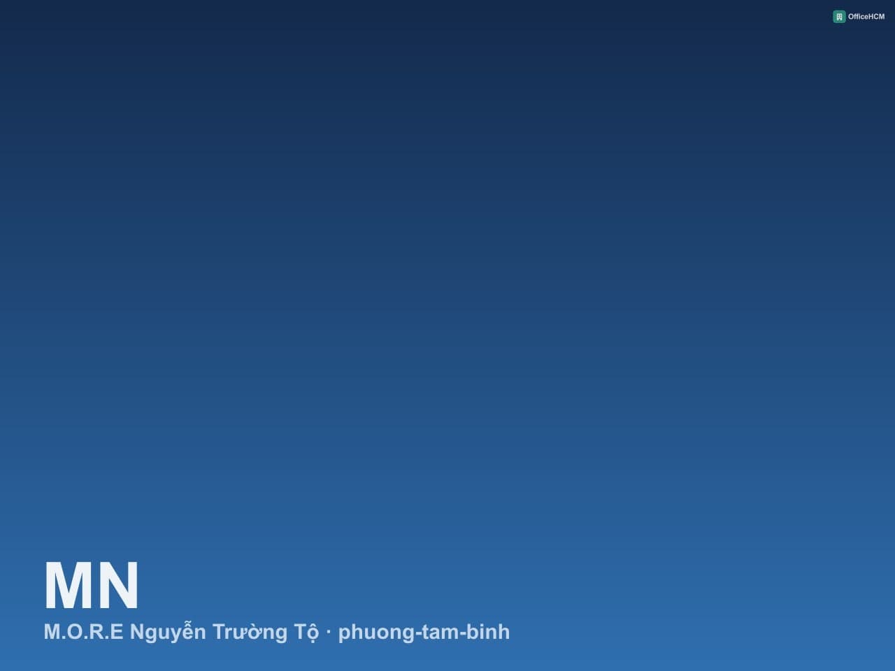 M.O.R.E Nguyễn Trường Tộ thumbnail 3