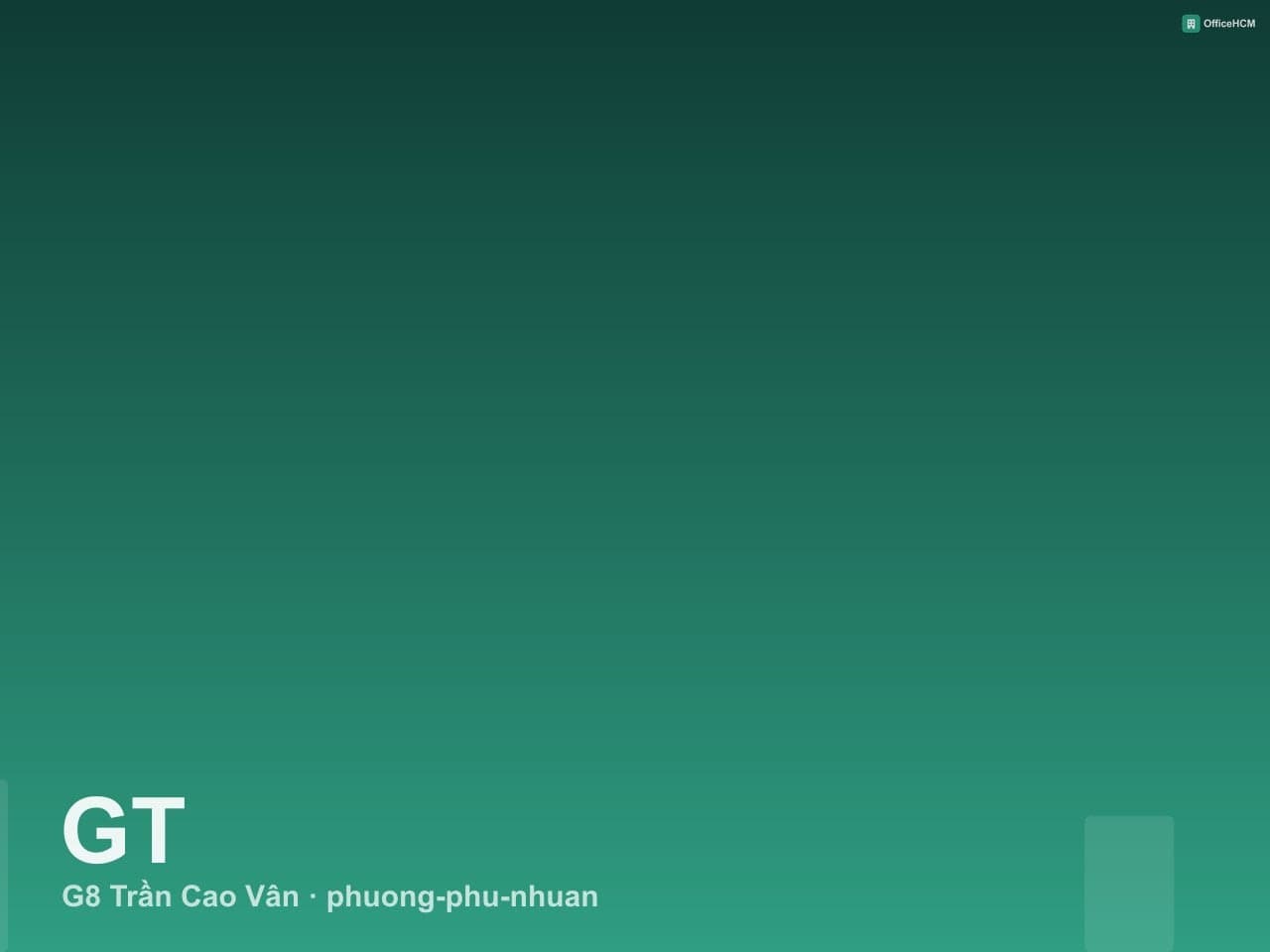 G8 Trần Cao Vân — ảnh 1