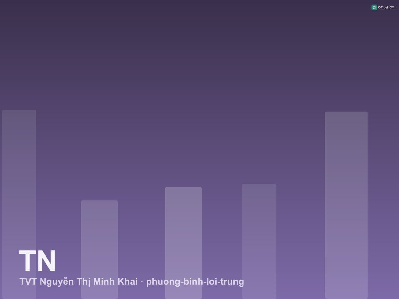 TVT Nguyễn Thị Minh Khai