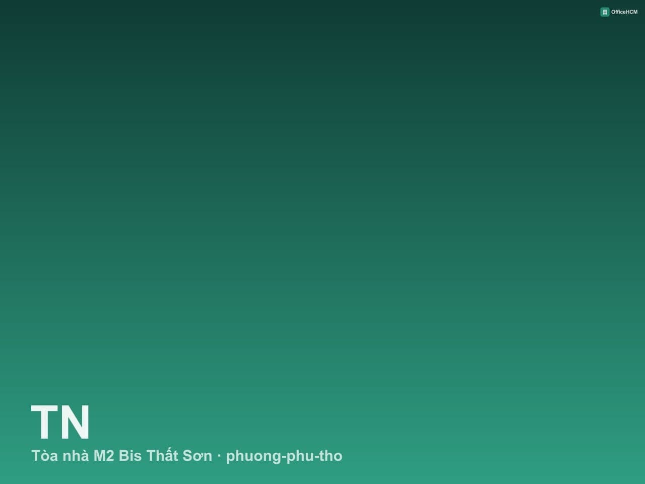 Tòa nhà M2 Bis Thất Sơn thumbnail 2