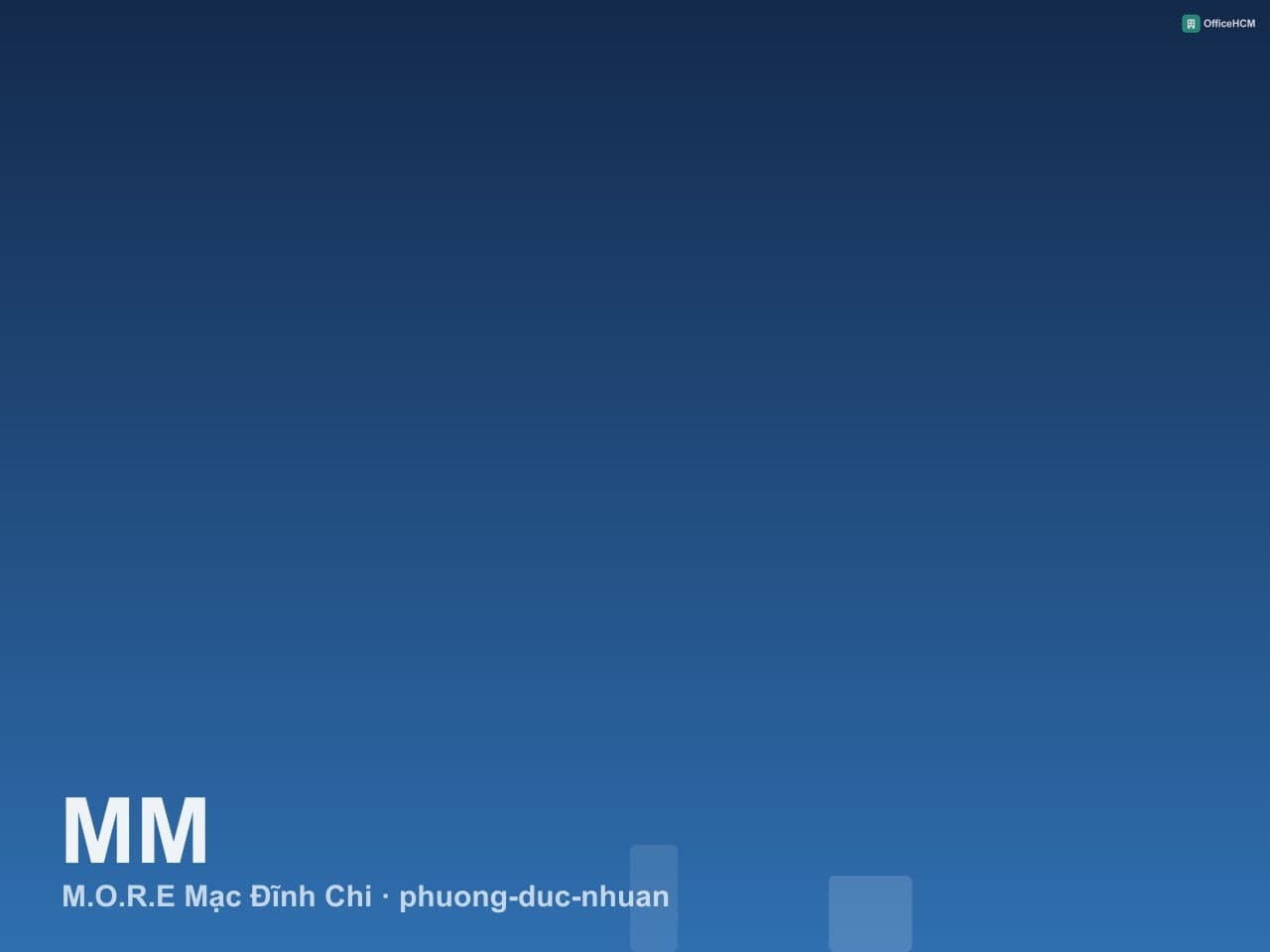 M.O.R.E Mạc Đĩnh Chi — ảnh 1
