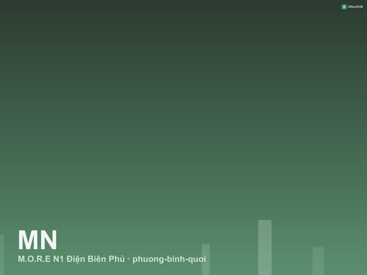 M.O.R.E N1 Điện Biên Phủ — ảnh 1
