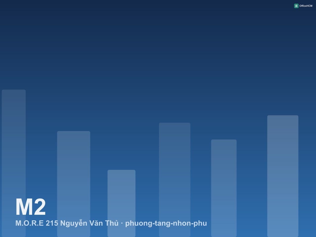 M.O.R.E 215 Nguyễn Văn Thủ