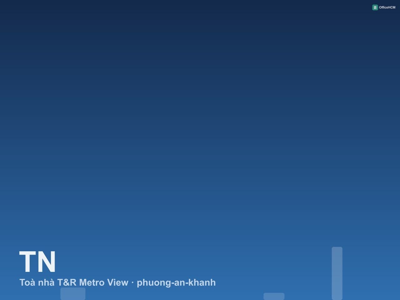Toà nhà T&R Metro View — ảnh 1