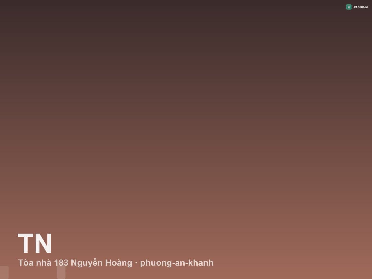 Tòa nhà 183 Nguyễn Hoàng — ảnh 1