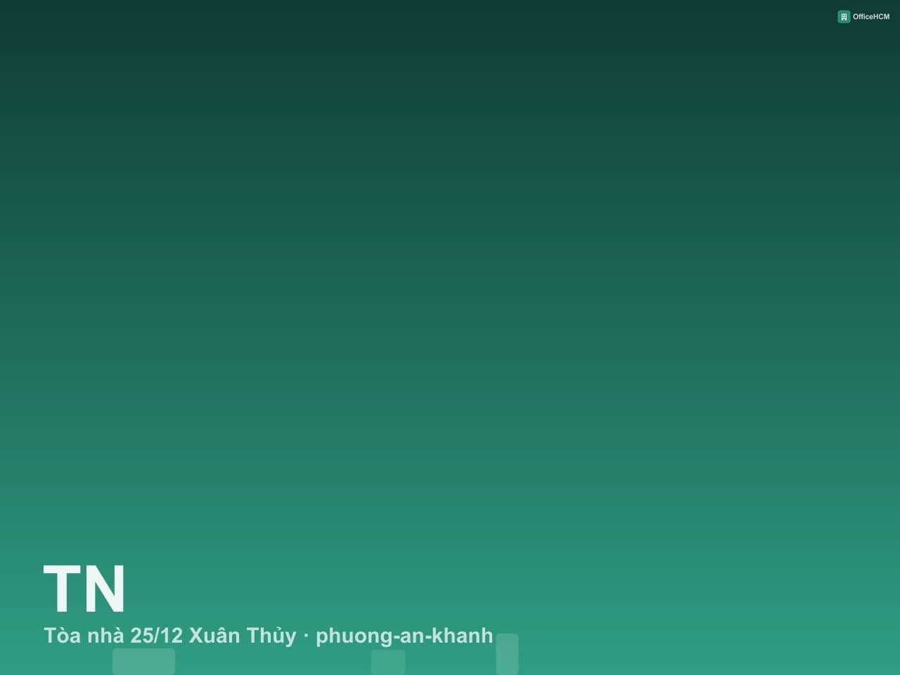 Tòa nhà 25/12 Xuân Thủy thumbnail 2