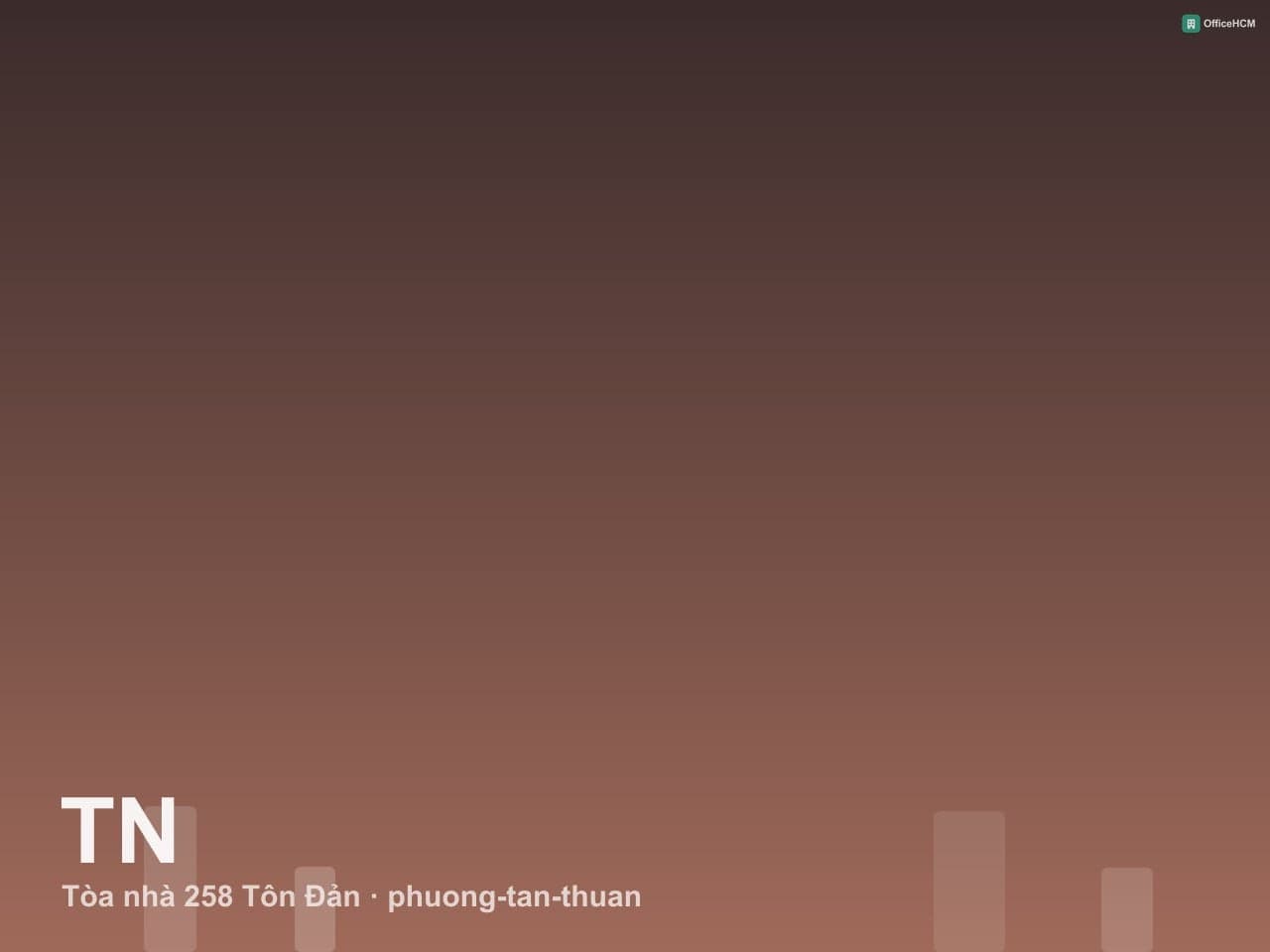 Tòa nhà 258 Tôn Đản