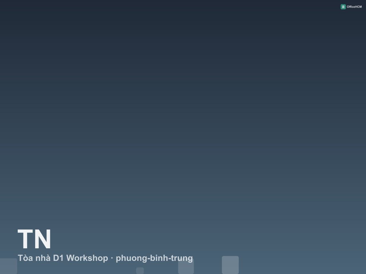Tòa nhà D1 Workshop — ảnh 1