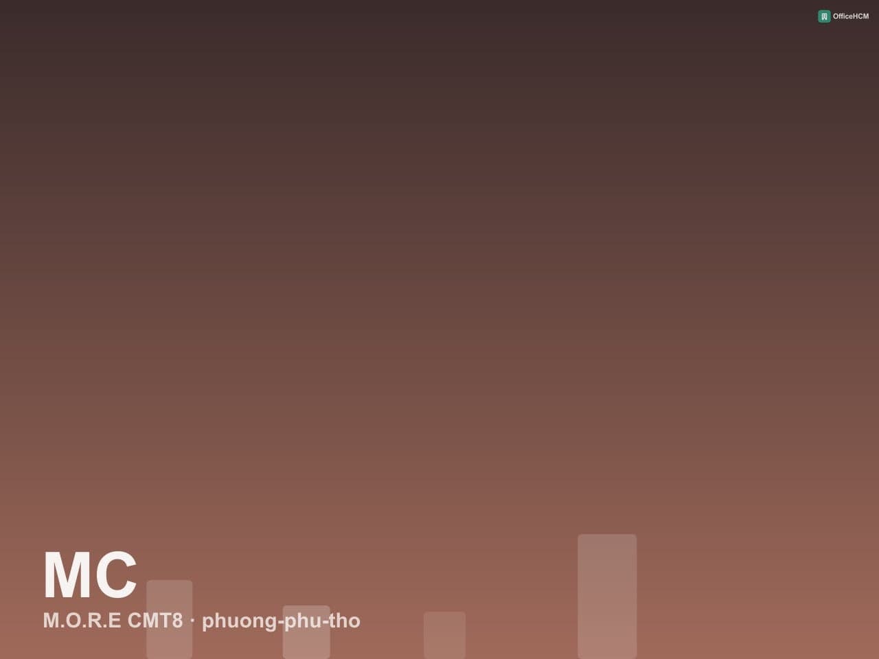 M.O.R.E CMT8 — ảnh 1