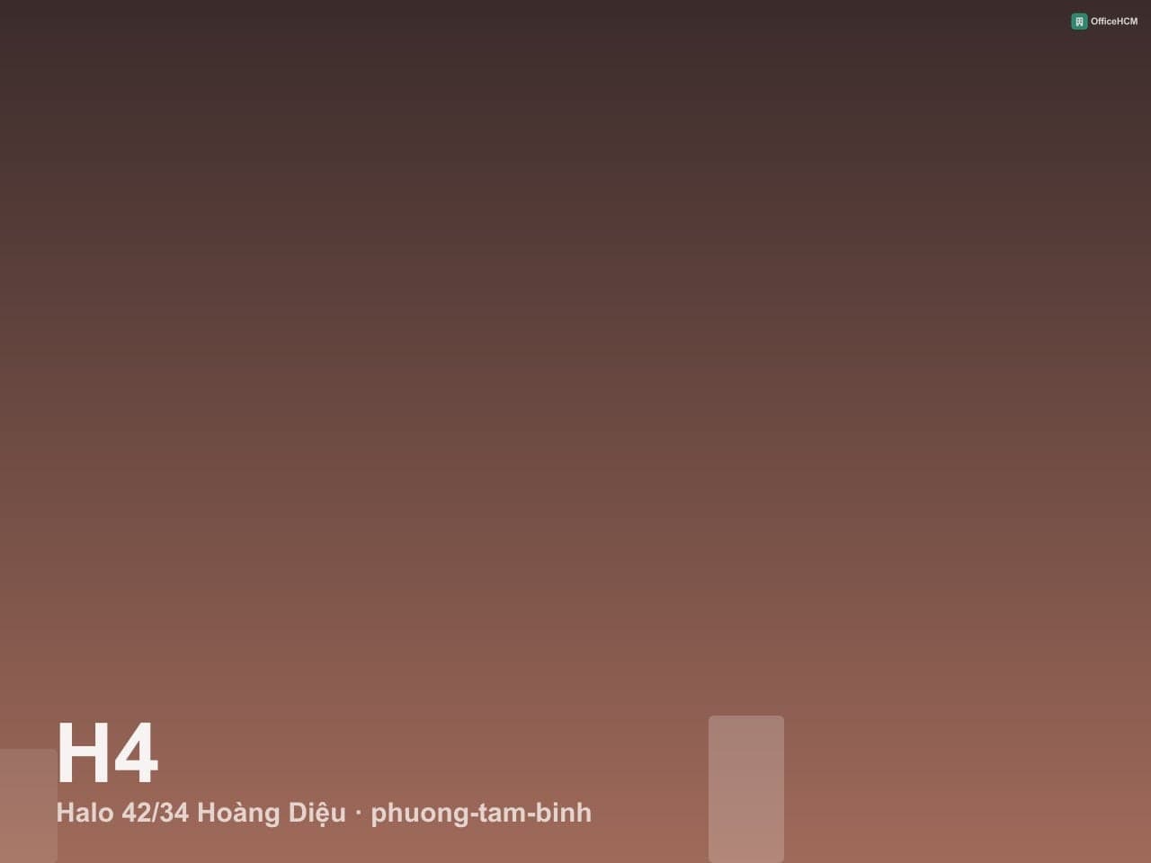 Halo 42/34 Hoàng Diệu — ảnh 1