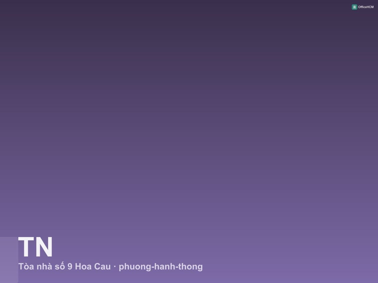 Tòa nhà số 9 Hoa Cau thumbnail 2