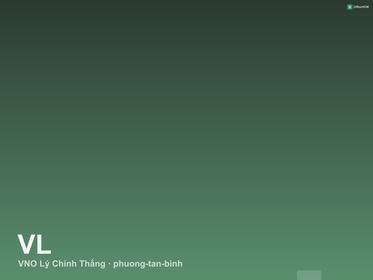 VNO Lý Chính Thắng — ảnh 1